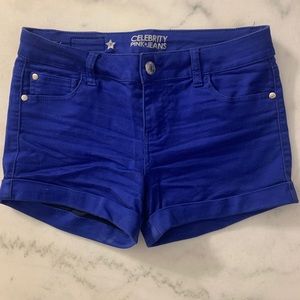 Royal Blue Jean Shorts